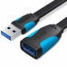 Kabel z rozgałęźnikiem USB Vention VAS-A13-B150 1,5 m Czarny