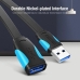 USB forlængerkabel Vention VAS-A13-B150 1,5 m Sort