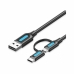 Кабел USB към micro USB Vention CQDBF 1 m