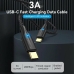 USB-C-kábel Vention TAUBG Fekete 1,5 m