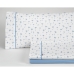 Prešívané obliečky bez výplne Alexandra House Living Estelia Modrá 200 cm posteľ 4 Kusy