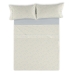 Set posteljine Alexandra House Living Estelia Toplo bijela Krevet od 200 4 Dijelovi
