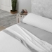 Set posteljine Alexandra House Living Eira Biserno Siva Krevet od 105 3 Dijelovi