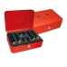 Safe-deposit box Q-Connect KF03322 Red Aluminium 250 x 180 x 90 mm