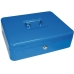 Pokladničný box Q-Connect KF03327 Modrá Kov 300 x 240 x 90 mm