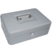 Safe-deposit box Q-Connect KF03323 Grey Metal 250 x 180 x 90 mm