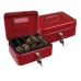 Safe-deposit box Q-Connect KF03318 Red Aluminium 200 x 160 x 90 mm