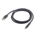 Kabel USB A 2.0 na USB C GEMBIRD 480 Mb/s Czarny