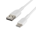 USB-C-Kabel auf USB Belkin CAB001BT0MWH Weiß 15 cm