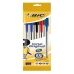Pen med flydende blæk Bic 802054 1 mm 0,32 mm Multifarvet Gennemsigtig (5 enheder)