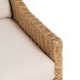 Dārza dīvāns Dabisks Mango koks Foam Dabīgā Šķiedra 180 x 86 x 80 cm