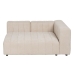 Sofa Beige Polyester Ijzer 150 x 100 x 66 cm