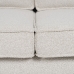 Трехместный диван 213 x 87 x 90 cm Белый Металл
