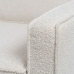 Dreisitzer-Sofa 213 x 87 x 90 cm Weiß Metall