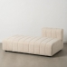 Sofa Beige Polyester Jern 148 x 100 x 66 cm