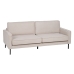 3-paikkainen sohva Beige 213 x 87 x 90 cm Metalli