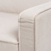 Treseter sofa Beige 213 x 87 x 90 cm Metall