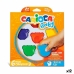Crayons gras de couleur Carioca Teddy 6 Pièces Multicouleur (12 Unités)