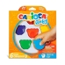 Crayons gras de couleur Carioca Teddy 6 Pièces Multicouleur (12 Unités)