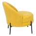 Fotel 71 x 73 x 72 cm Tkanina syntetyczna Drewno Żółty
