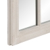 Wandspiegel Weiß Kristall Paulonia-Holz Vertikal Fenster 80 x 3,5 x 120 cm