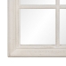 Wall mirror White Crystal Paolownia wood Vertical Window 80 x 3,5 x 120 cm