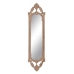 Nástěnné zrcadlo Kaštanová Sklo mangové dřevo 27 x 2 x 107 cm Vintage
