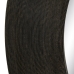 Seinäpeili Tummanruskea Kristalli Mangopuu Puu MDF Pystysuora Pyöreä 122 x 3,8 x 122 cm
