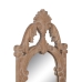 Nástenné zrkadlo Gaštanová Sklo Mangové drevo 27 x 2 x 107 cm Vintage