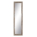 Miegamojo veidrodis Balta Natūralus Stiklas Mango mediena Medžio MDF Vertikalus 48,26 x 7 x 183 cm