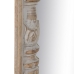 Álló Tükör Fehér Természetes Kristály Mangófa Fa MDF Függőleges 48,26 x 7 x 183 cm