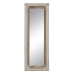Espelho de parede Branco Natural Cristal Madeira de mangueira Madeira MDF Vertical 106,6 x 12,7 x 38 cm