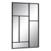 Sienas spogulis Melns Stikls Dzelzs Vertikāli 60 x 2 x 90 cm