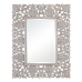 Vægspejl Hvid Krystal 98 x 3 x 124 cm