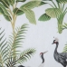 Kissen türkis Dschungel 50 x 30 cm