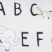 Kissen Grau Alphabet 40 x 40 cm