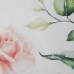 Almofada Branco Rosas 45 x 45 cm