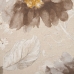Kissen Beige Blomster 60 x 60 cm karriert