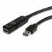 USB Kabelis Startech USB3AAEXT3M          USB A Melns