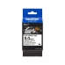 Tape Brother HSE221E Black/White 9 mm 1,5 m