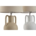 Bordslampa Home ESPRIT Vit Beige Keramik 50 W 220 V (2 antal)