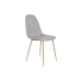 Cadeira Home ESPRIT Cinzento claro Marrom claro 44 x 51,5 x 90,5 cm