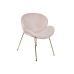 Office Chair Home ESPRIT Golden Light Pink 63 x 57 x 73 cm