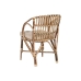 Záhradná stolička Home ESPRIT Bambus Rattan 58 x 65 x 85 cm