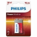 Alkaline Batteri Philips Batería 6LR61P1B/10 9V 6LR61