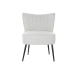 atzveltnes krēsls DKD Home Decor Melns Bēšs Greige Metāls 55 x 64 x 72,5 cm