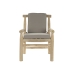 Kerti fotel DKD Home Decor Természetes Világos szürke Tikfa 65 x 80 x 92 cm