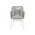 Fotel ogrodowy Home ESPRIT Biały Szary Aluminium rattan syntetyczny 57 x 63 x 84 cm