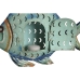 Figură Decorativă Home ESPRIT Pește Mediterană 30 x 7 x 22 cm