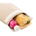 Geantă pentru sandvișuri Koala Eco Friendly Bej Textilă 26 x 17,5 cm Cu dungi (12 Unități)
